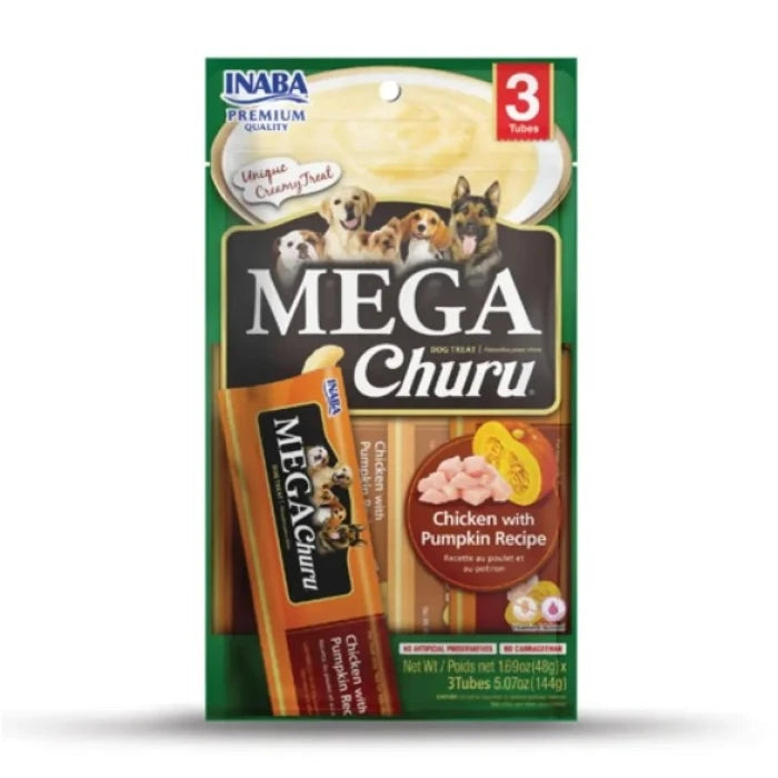 Mega Churu para Perros Sabor Pollo y Zapallo 3 x 48g