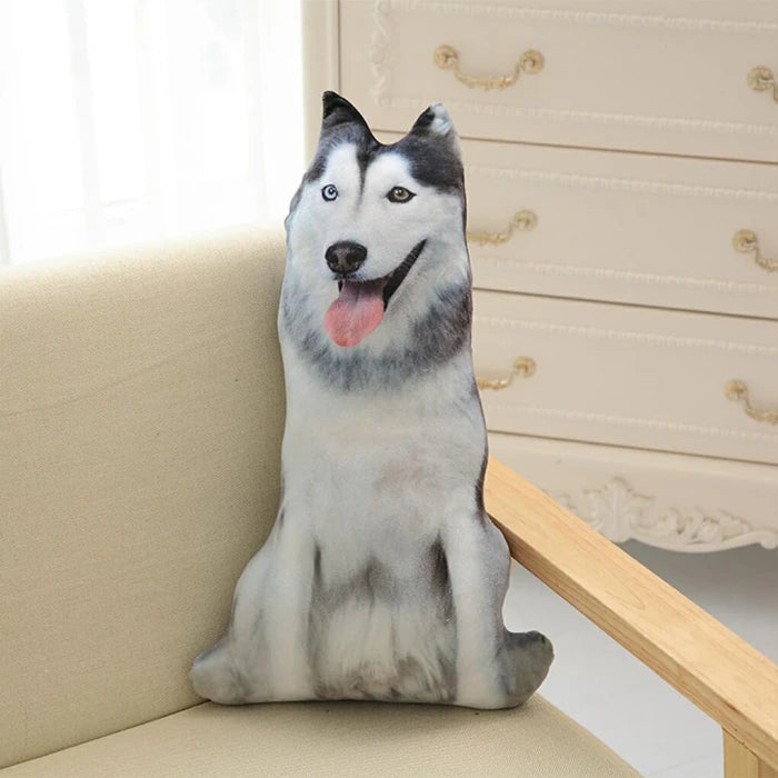 Cojín Perro 3D Husky
