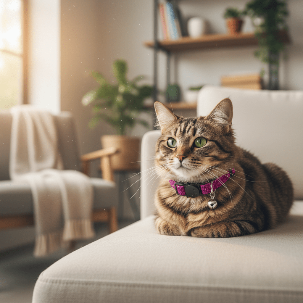 Collar Anti ahorque con Brillos - Pethome