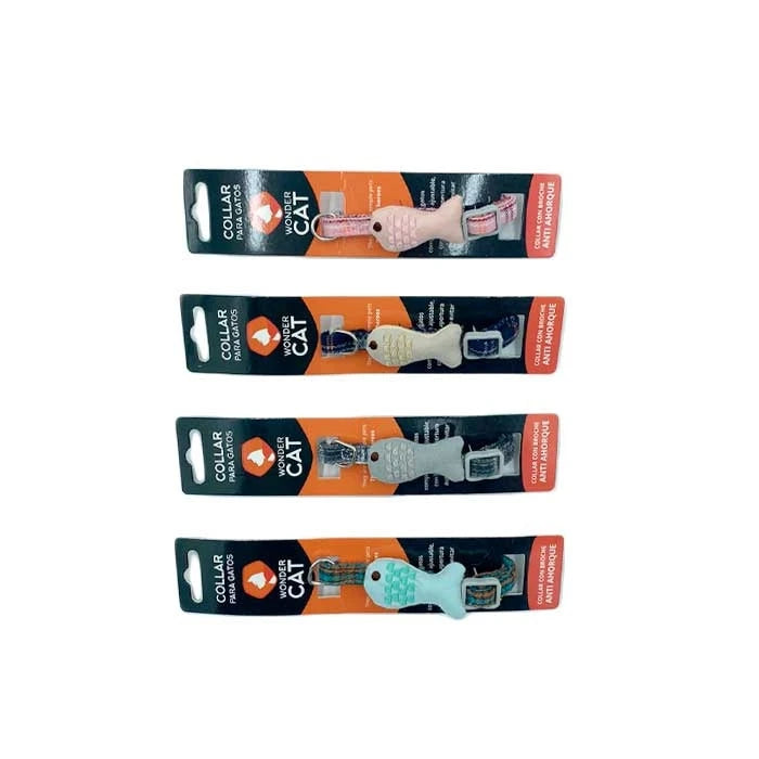 Collar para gato diseño pez - imagen 1