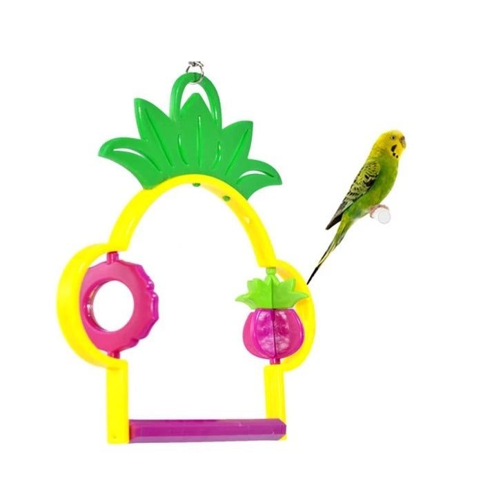 Columpio Aves Forma Piña Con Juegos