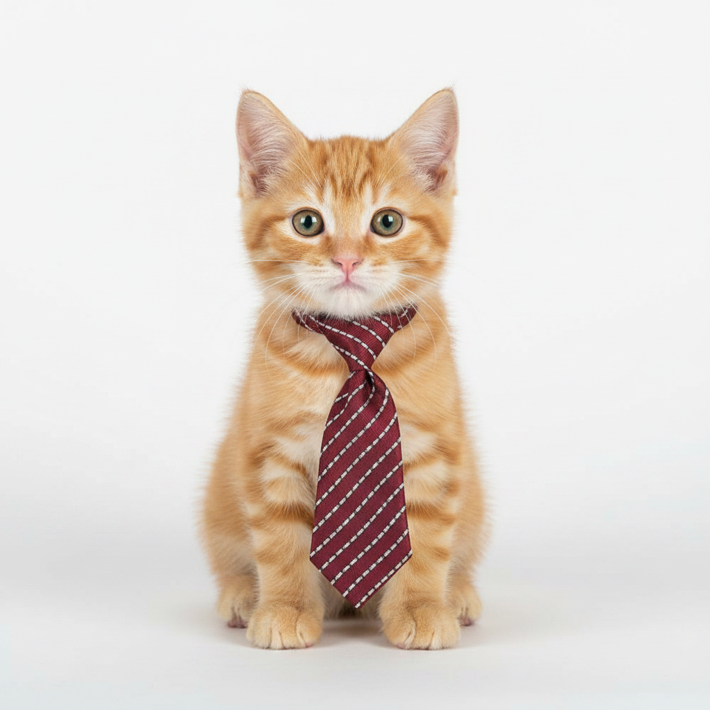 Corbata Burdeo - Gato
