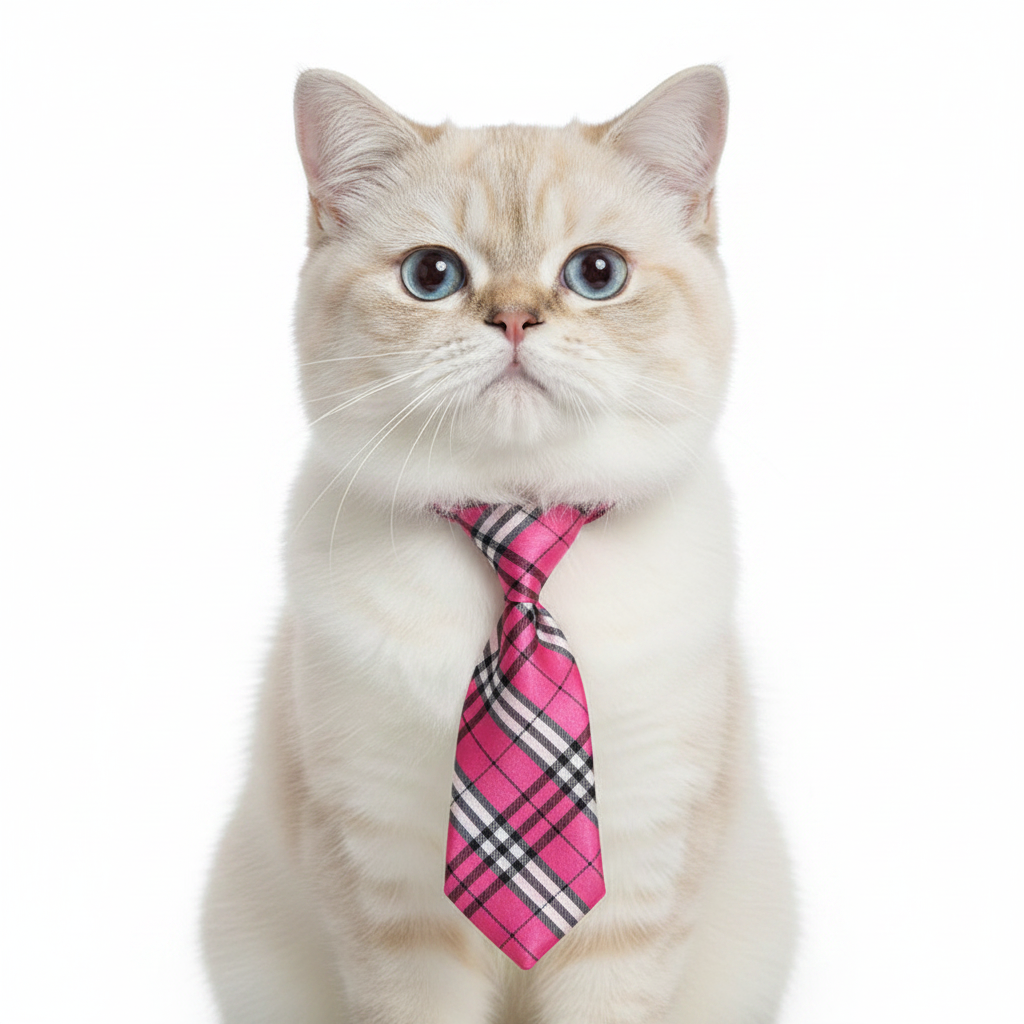 Corbata Rosado - Gato