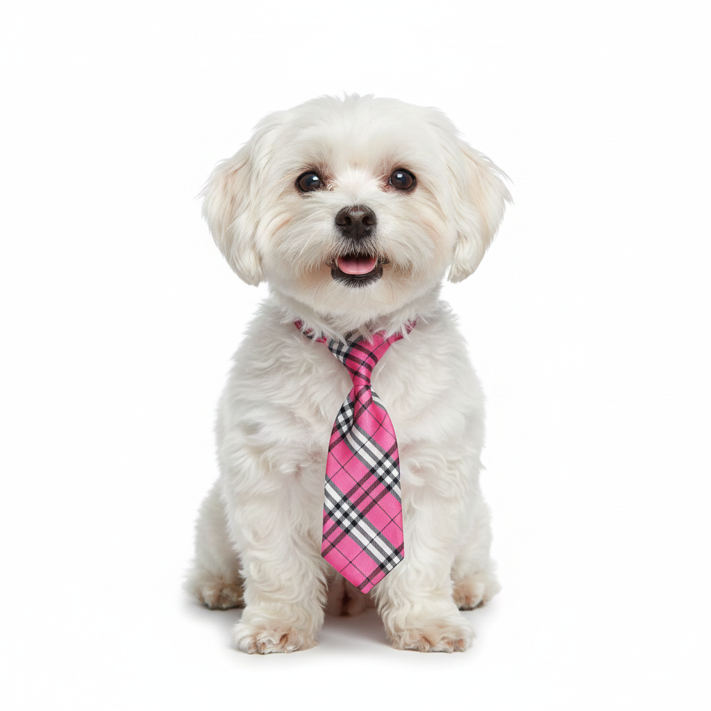 Corbata Rosado - Perro