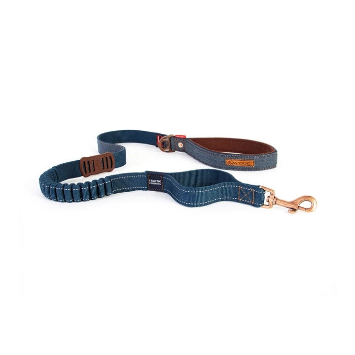 Correa EzyDog Zero Shock Leash Denim - imagen 1