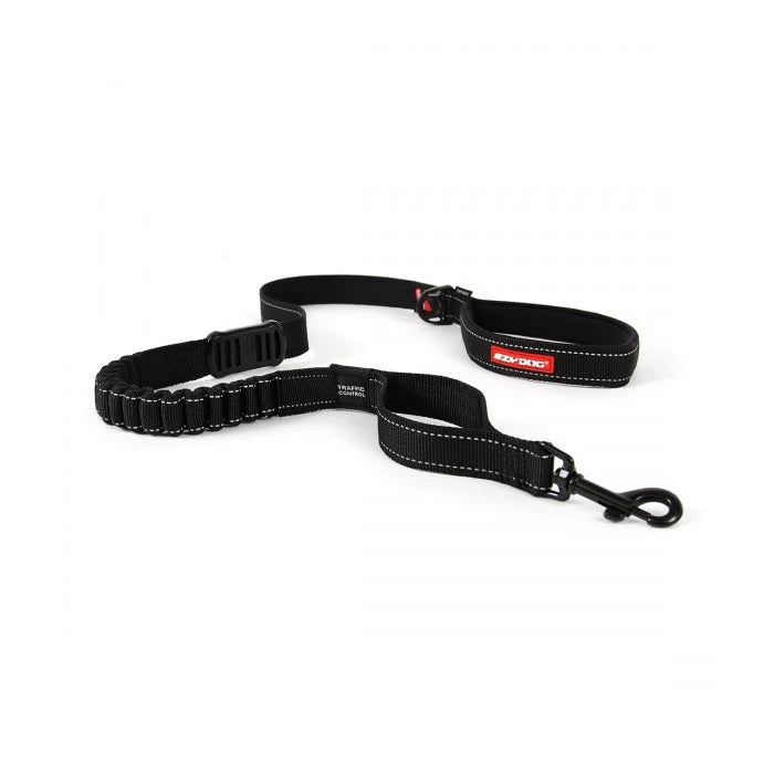 Correa EzyDog Zero Shock Leash Negro
