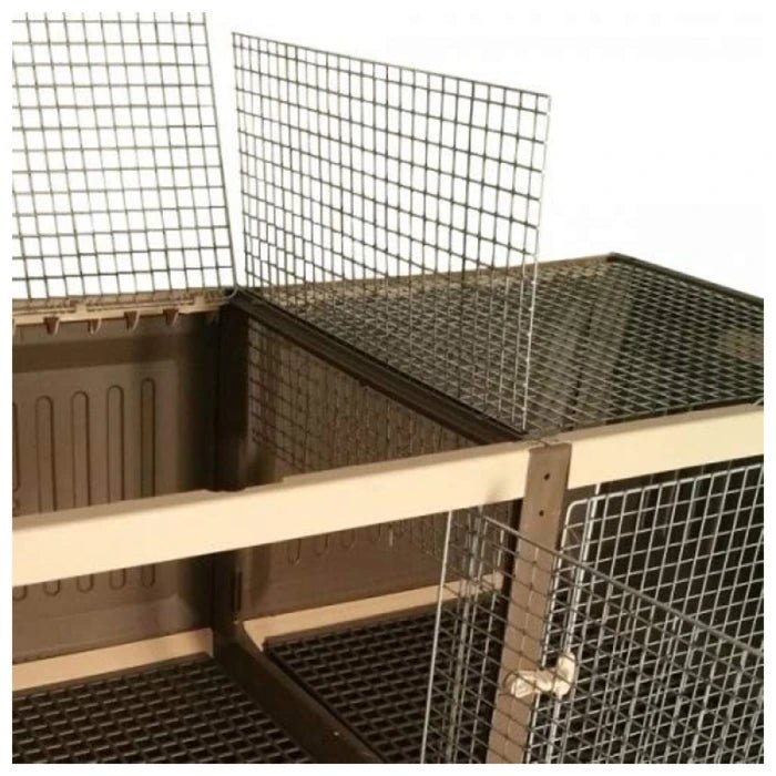 CRIADORA CONEJO 2 COMPARTIMIENTOS 106X56X86 CM - Pethome