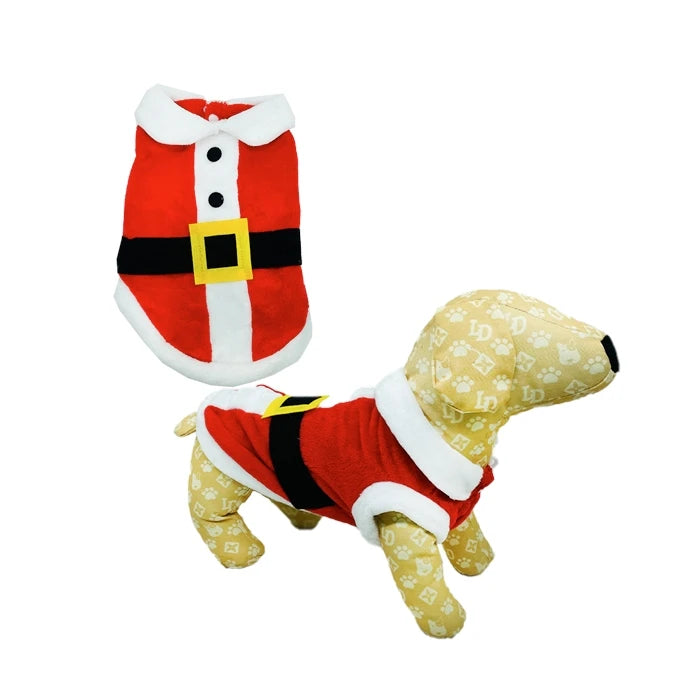 Disfraz de Santa para perros y gatos