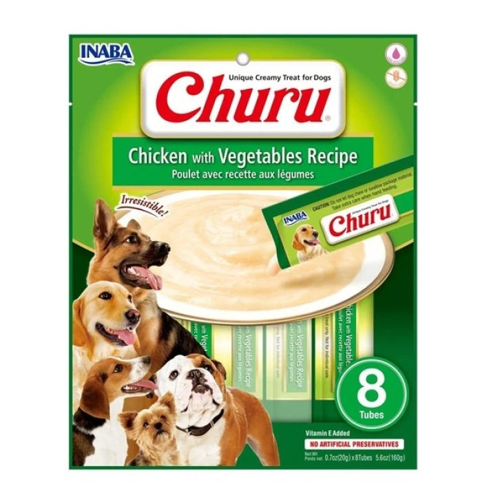 Dog Churu Pollo con Vegetales 8 un