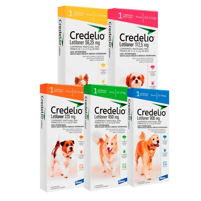 Elanco Credelio Antiparasitario Externo Pulgas y Garrapatas 1 comprimidos