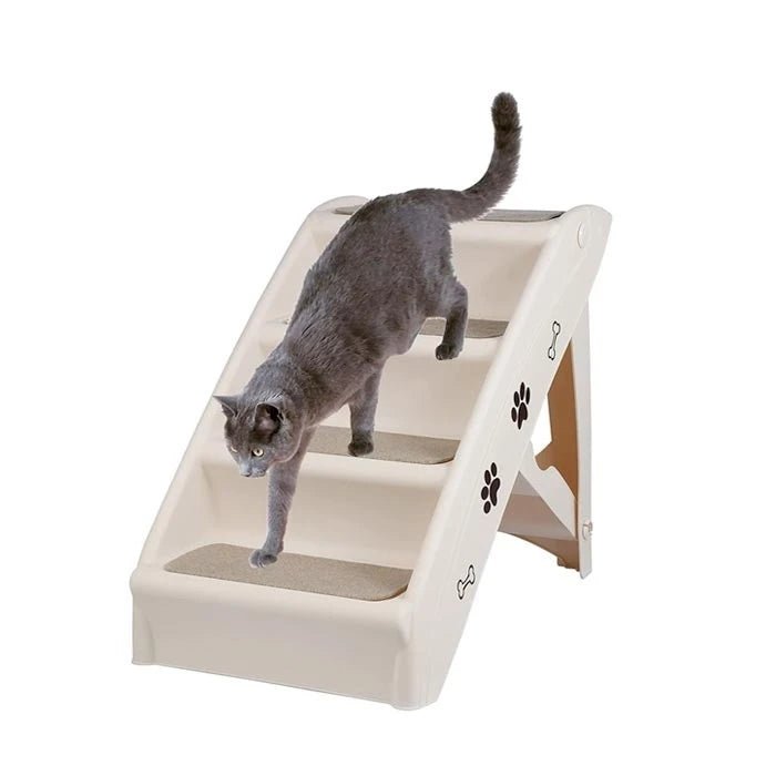 Escalera plegable para perros y gatos pequeños y senior - Pethome