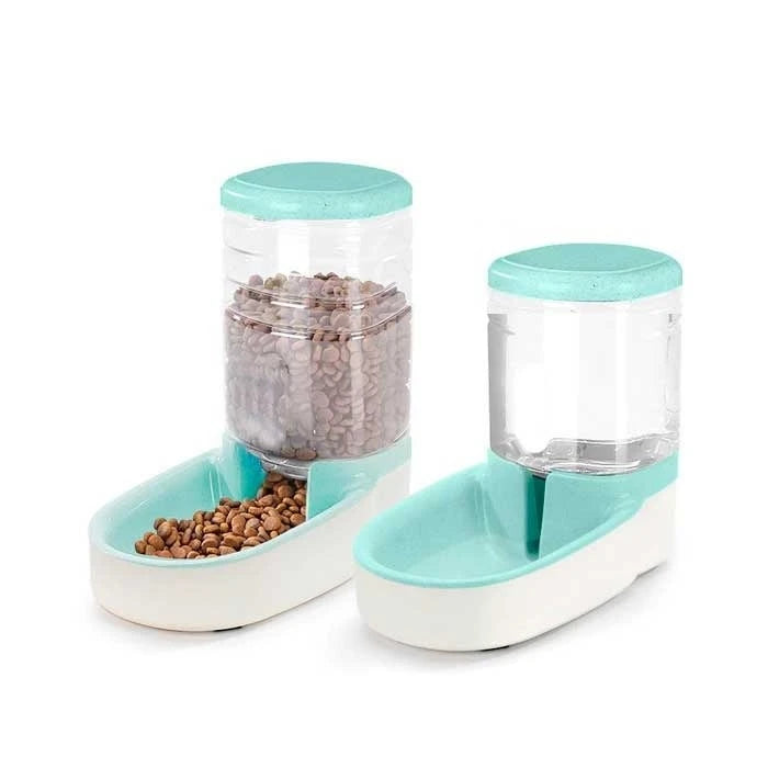 Estación de Agua y Comida Para Perros y Gatos 3.5 LTs