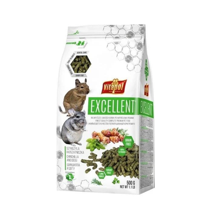 Excellent Alimento completo Para Chinchillas y Degus - Pethome