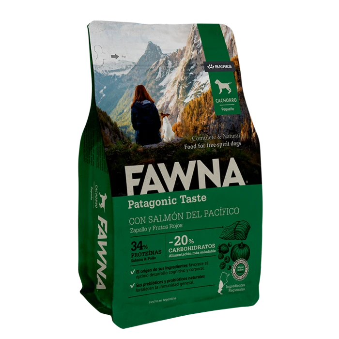 Fawna Perro Cachorro razas pequeñas - Salmón frutos rojos