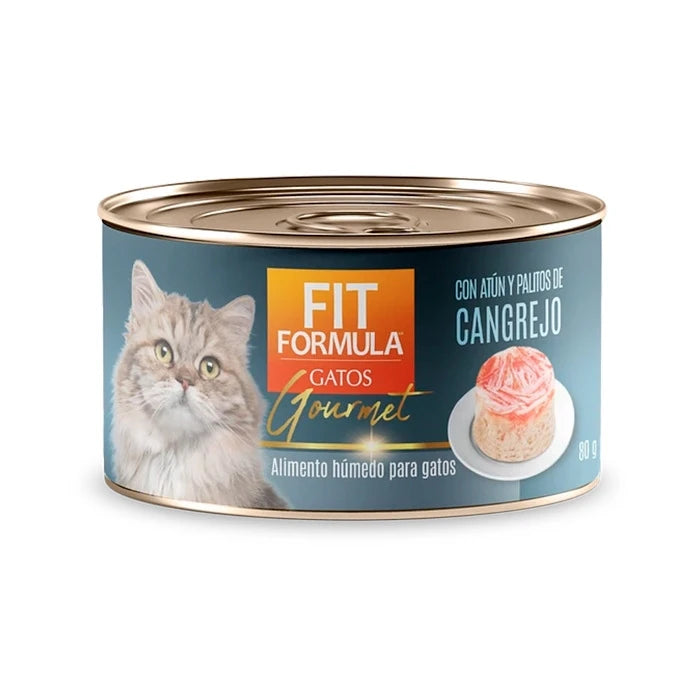 Fit Formula Gourmet gatos Sabor Atún con palitos de cangrejo 80GR - imagen 1