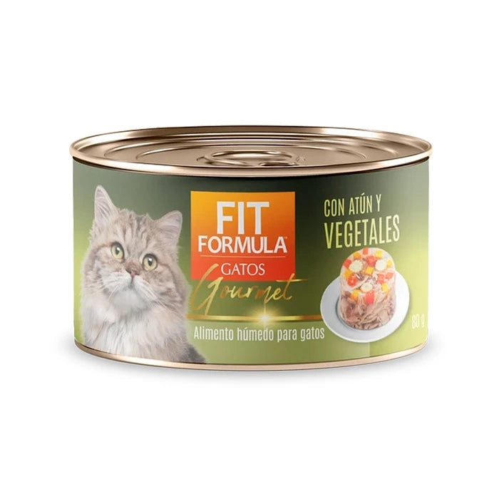 Fit Formula Gourmet gatos Sabor Atún y Vegetales 80GR - imagen 1