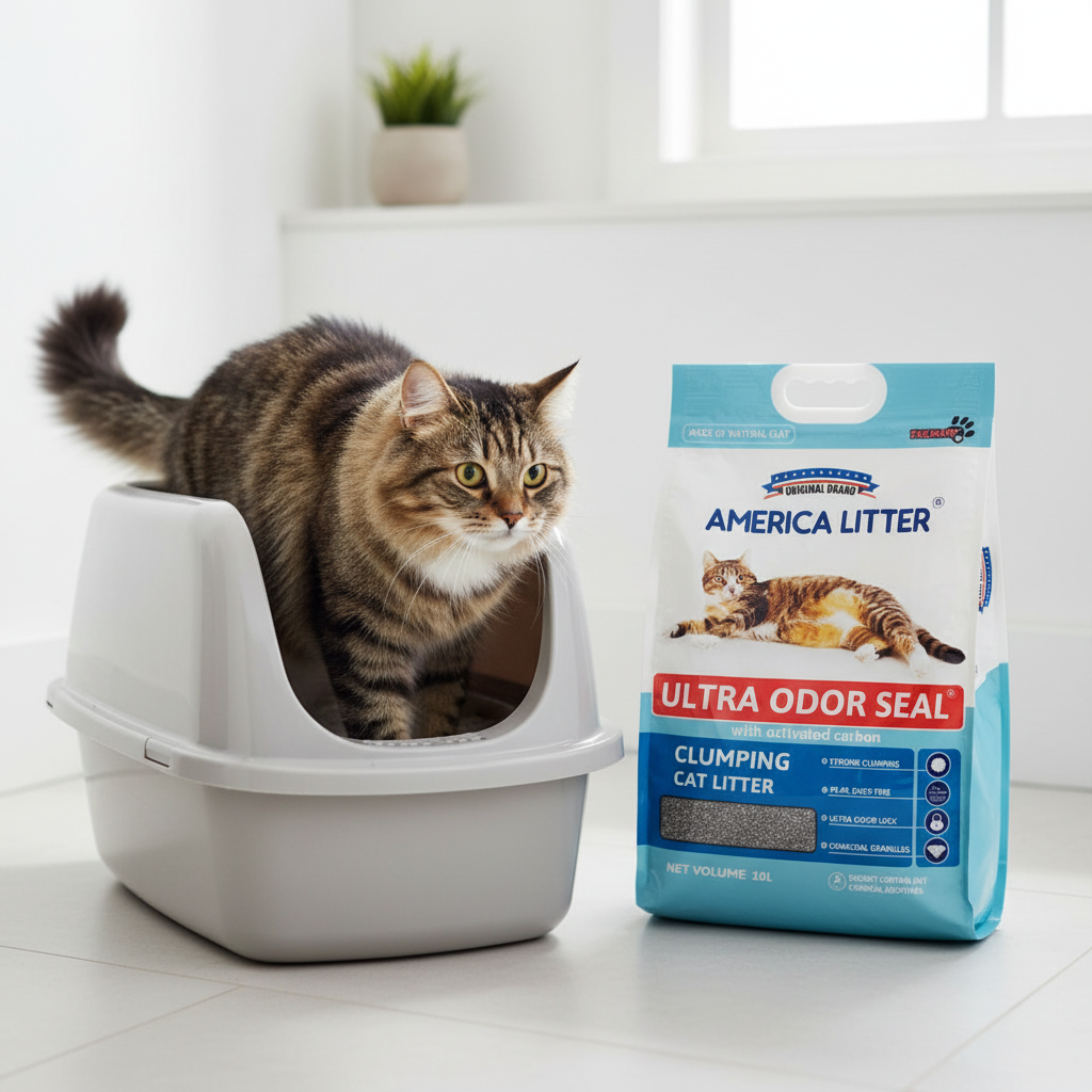 America Litter Arena Sanitaria Ultra Odor Seal con Carbón Activo