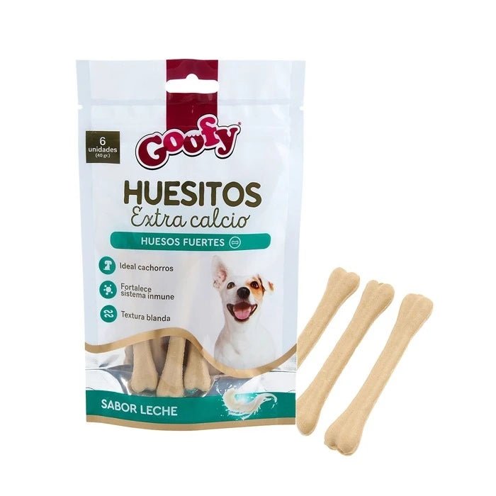 Goofy Huesitos Extra Calcio Para Cachorros - Pethome