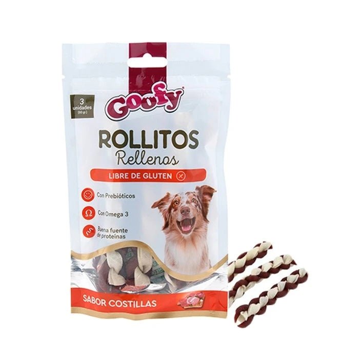 Goofy Rollitos Rellenos Para Perros 3 Unid - Pethome