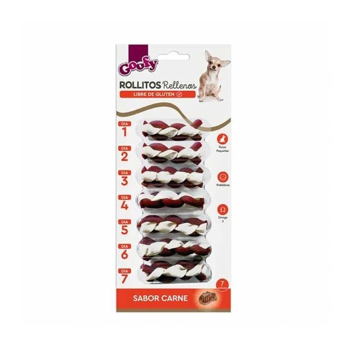 Goofy Rollitos Rellenos Sabor Carne Para Razas Pequeñas - Pethome