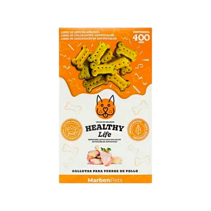 HEALTHY LIFE GALLETA HAPPER MIX POLLO 400GR - imagen 1