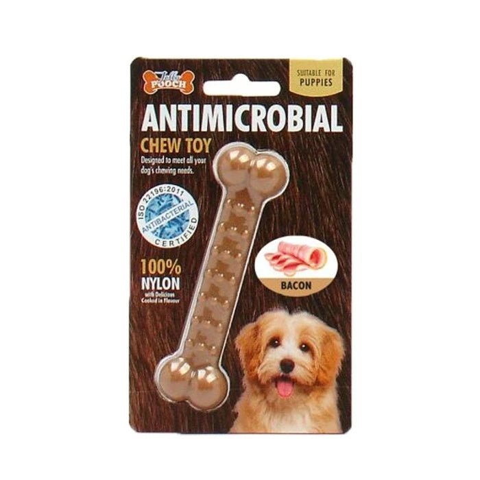 Hueso Antimicrobial De Nylon Sabor Tocino - Pethome