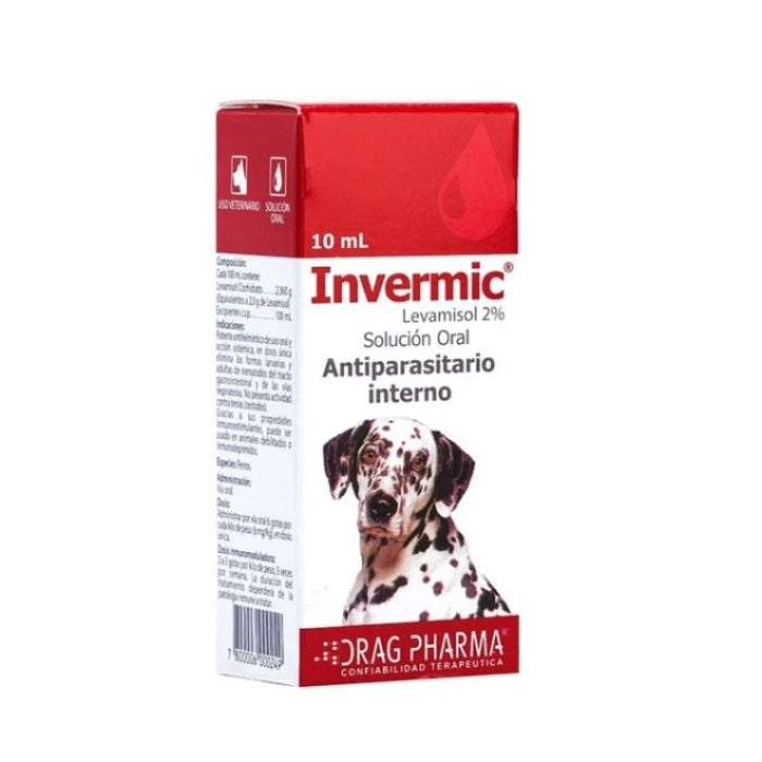 Invermic Antipartasitario Solucion Oral Perro 10ml - imagen 1
