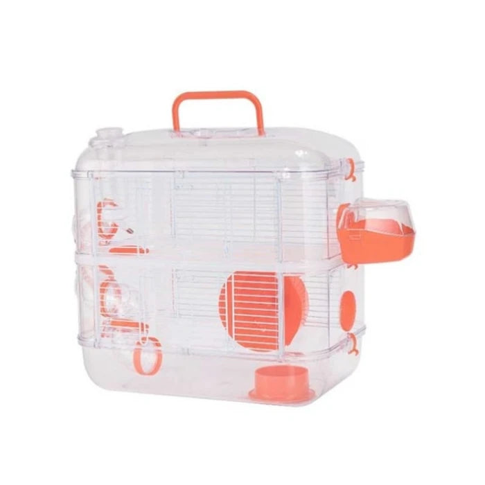 Jaula Acrilica 2 Pisos para hamster - imagen 1