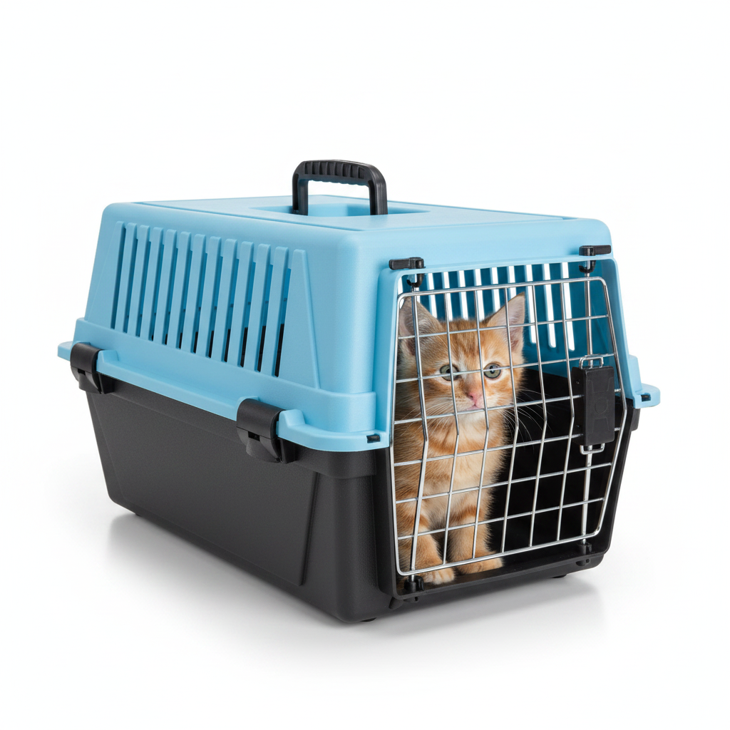 Jaula Atlas 10 azul con mascota