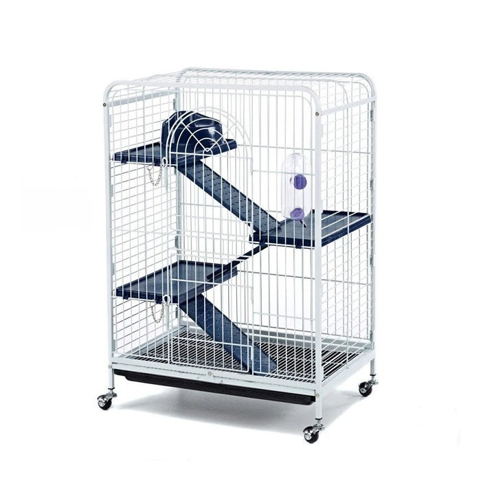 Jaula Full Equipada de 3 Pisos con Ruedas para Hurones y Chinchillas - imagen 1