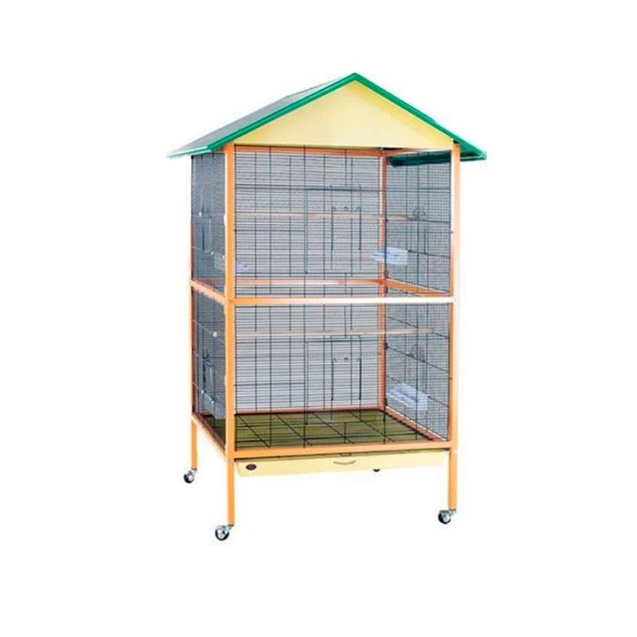 Jaula para aves con ruedas (107.5 x 75 x 175cm) | Bajo Pedido - Pethome
