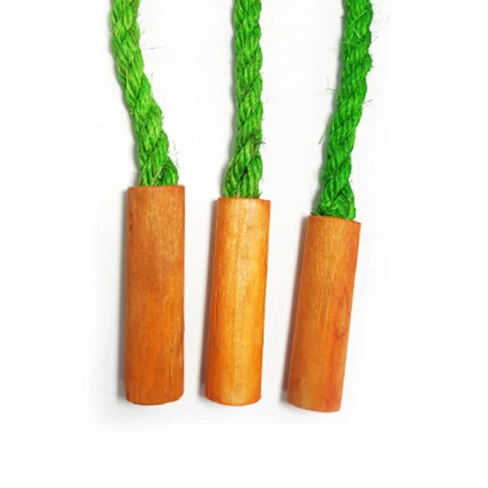 Juguete Zanahoria tubulares de madera para roer - imagen 1