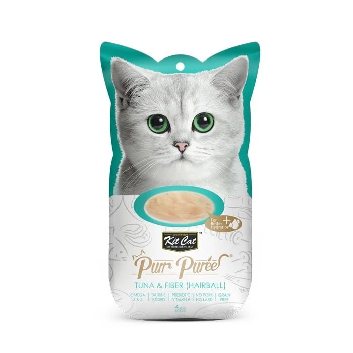 KitCat Tuna & Fiber Hairball - Pethome