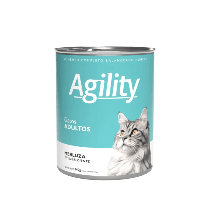 Lata Agility para Gatos Adultos sabor Merluza - Pethome
