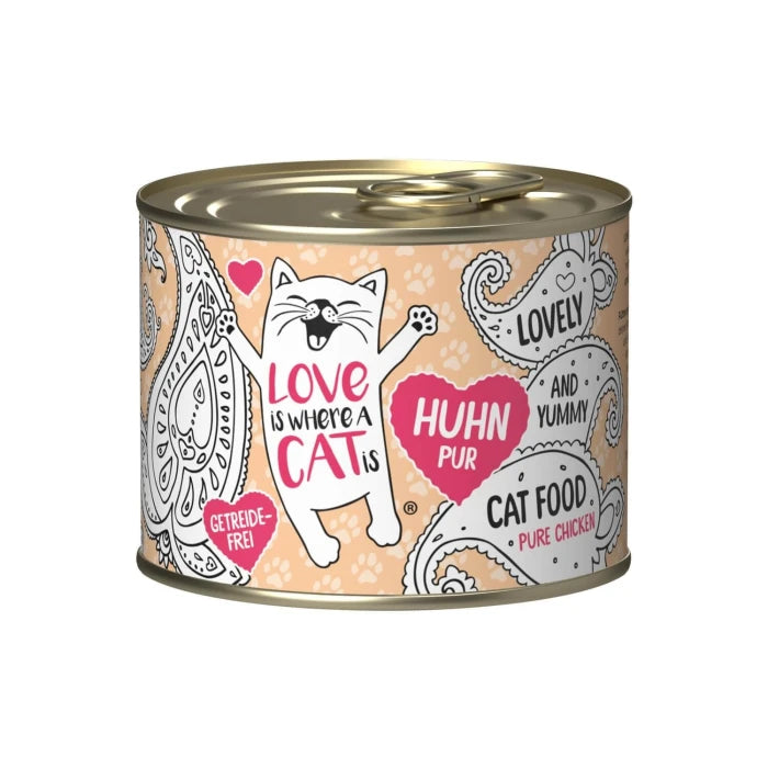 Love Is Where a Cat is - Chicken Pure Lata 200gr - imagen 1