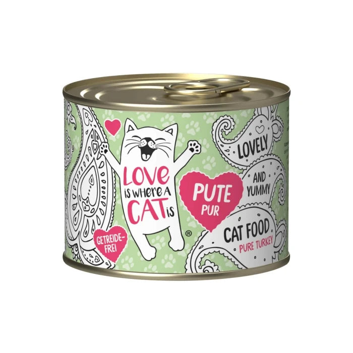 Love Is Where a Cat is - Turkey Pure Lata 200gr - imagen 1