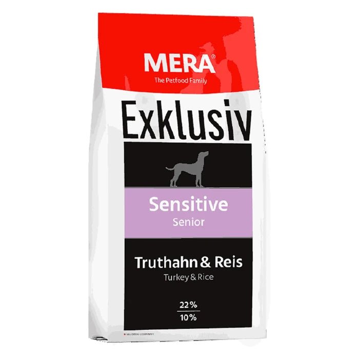 MERA Perros M-Exklusiv Sensitive Senior Pavo y Arroz (Truthahn & Reis) - Pethome