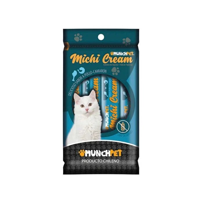 Michi Cream Snack Cremoso de Pollo y Camarón - Pethome