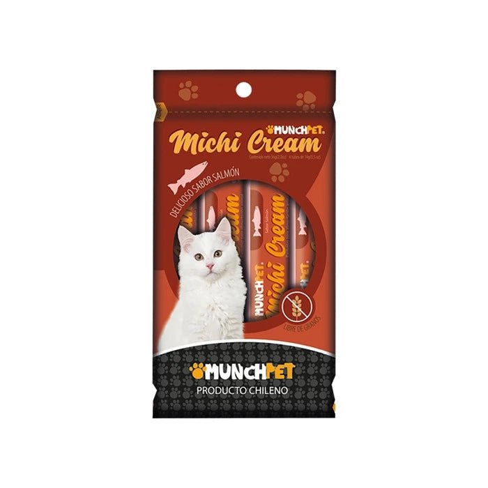 Michi Cream Snack Cremoso Salmón - Pethome