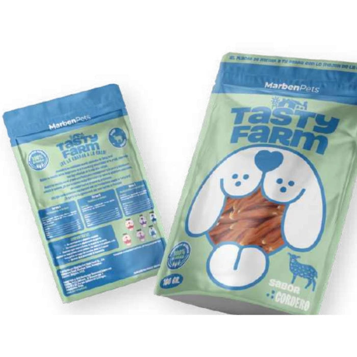 MINI SALCHICHAS DE CORDERO 100 GRS TASTY FARM - imagen 1