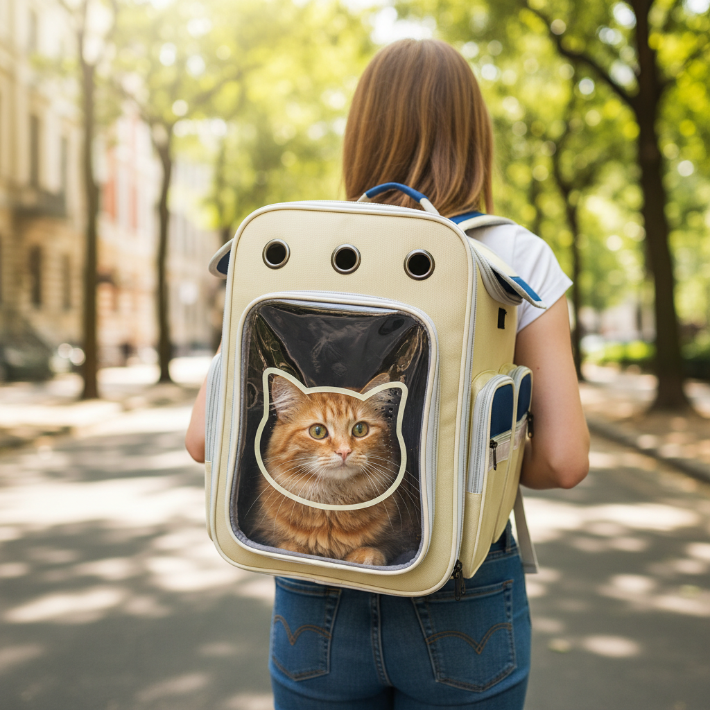 BOLSO MALETA CON MANILLA Y RUEDAS PARA MASCOTA