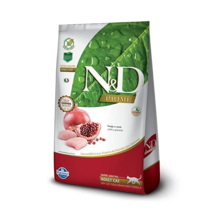N&D Prime Gato Adulto Pollo y Granada - Pethome