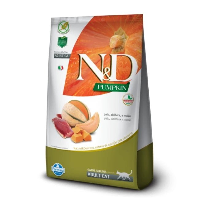 N&D Pumpkin Gato Adulto Pato y Melón - Pethome