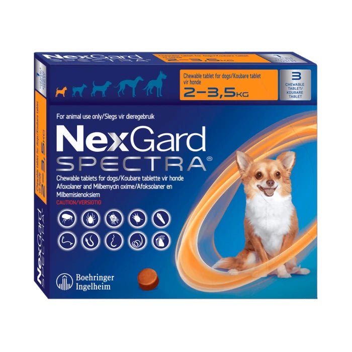 Nexgard Spectra Antiparasitario 3 Comprimido - Pethome