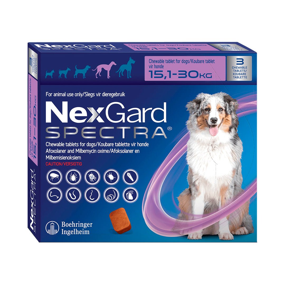 Nexgard Spectra Antiparasitario 3 Comprimido - Pethome
