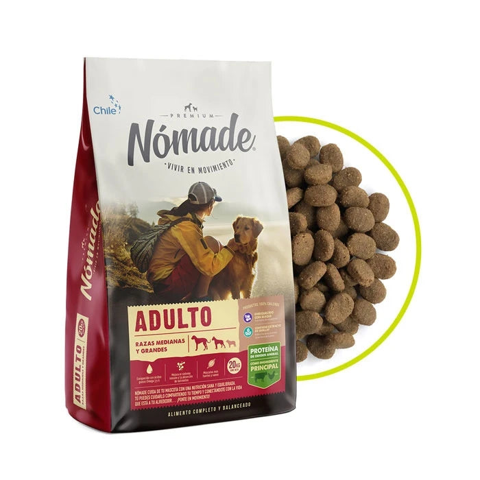 Nómade Alimento Perro Adulto Razas Medianas y Grandes
