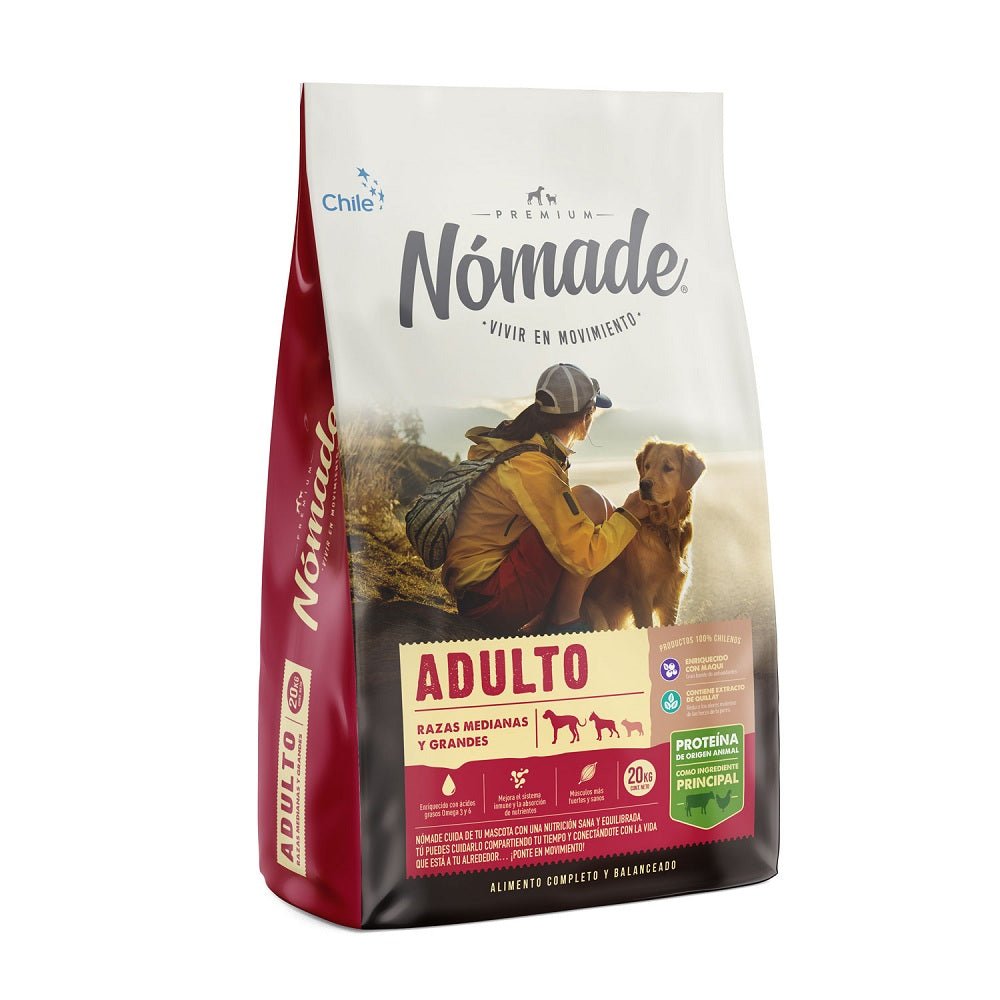 Nómade Perro Adulto 20KG (Producto con detalle) - Pethome