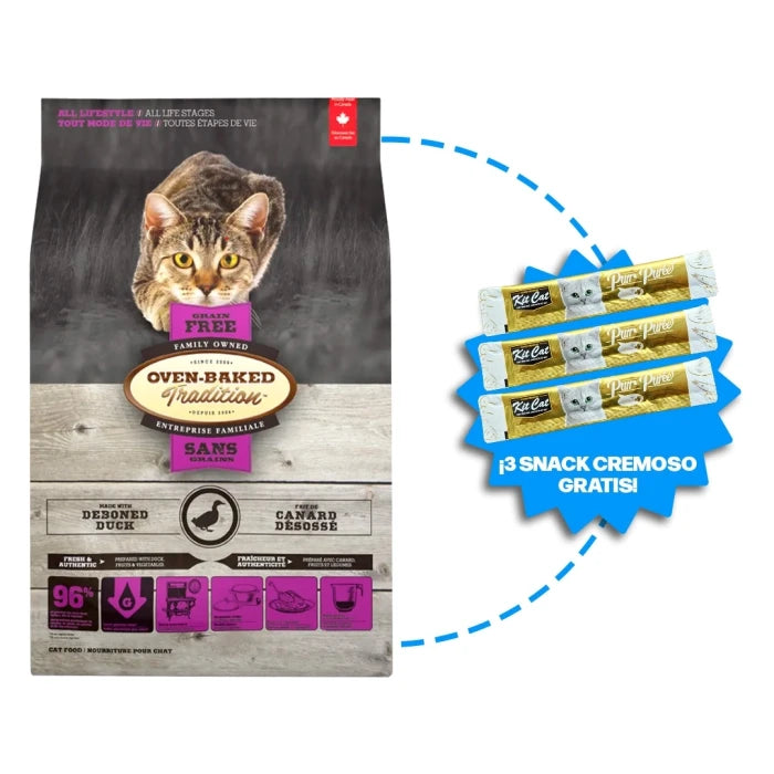 Oven Baked Grain Free Duck cat Snack