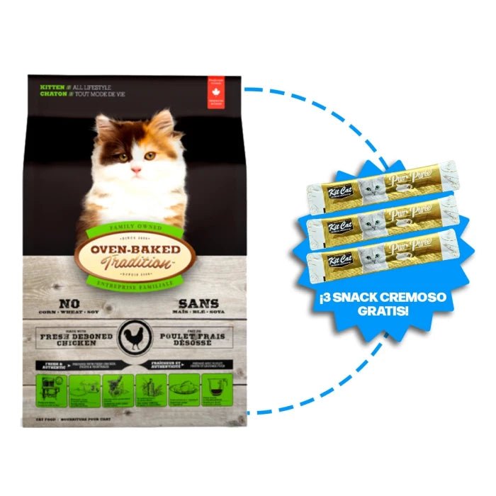 Oven Baked Tradition Cat Kitten Chicken Snack - Pethome