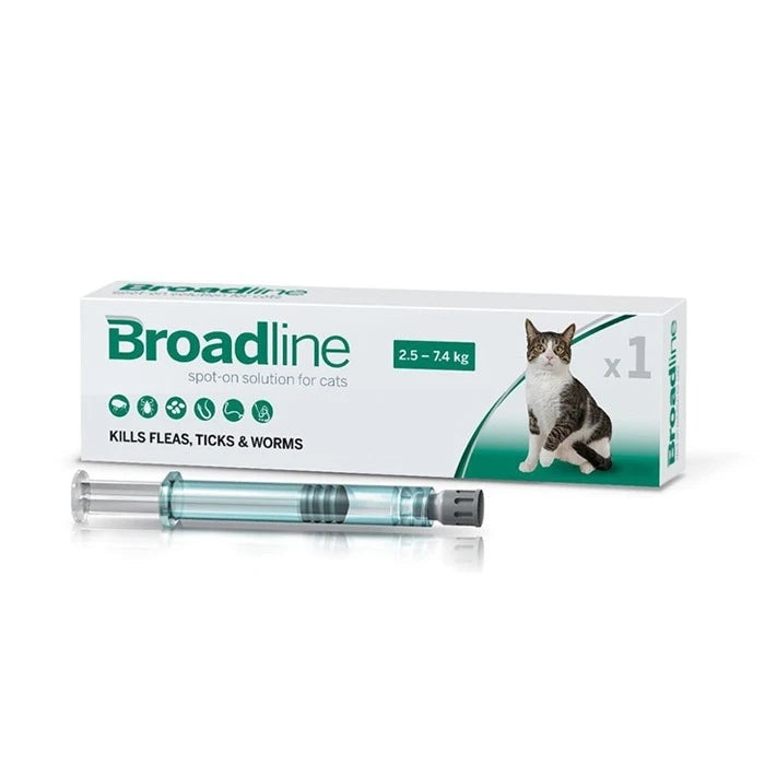2x BROADLINE PIPETA GATOS 2,5-7,5 KG